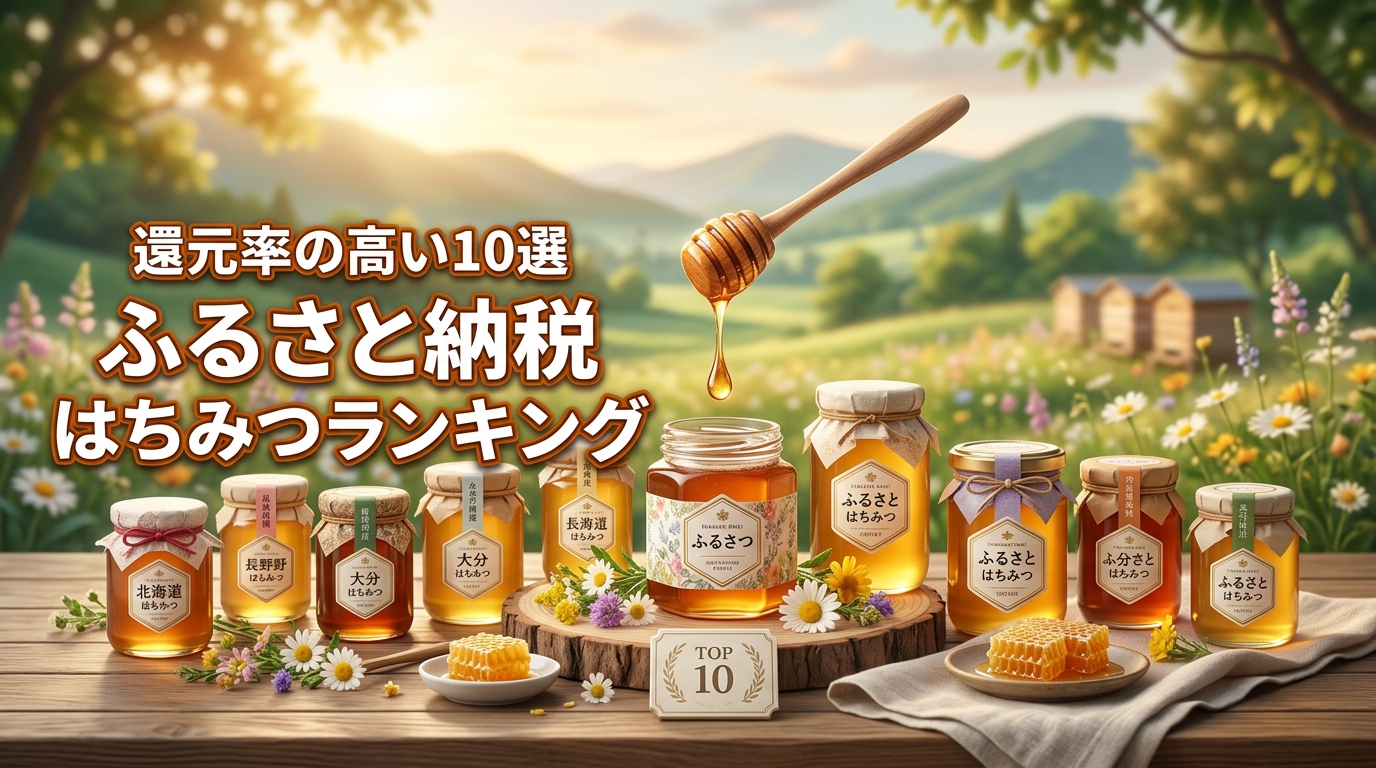 2026年ふるさと納税はちみつランキング！還元率で選ぶ高品質な返礼品10選